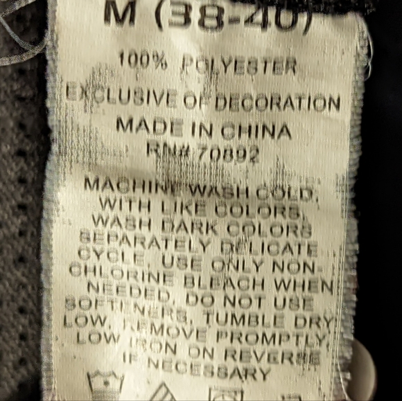 Layer 8 Black Windbreaker Jacket Size Medium - Picture 8 of 8